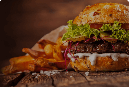 image of a burger