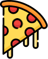 icon of pizza